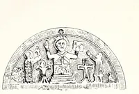 An illustration from Führer durch den symbologischen und typologischen Bilderkreis der christlichen Kunst des Mittelalters (1920)