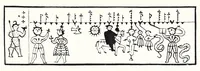 An illustration from Führer durch den symbologischen und typologischen Bilderkreis der christlichen Kunst des Mittelalters (1920)