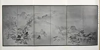 An illustration from Fujiwara Gensaku-oh den (1900)
