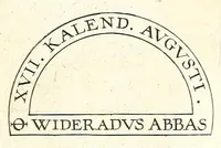 Picture 12 of 21 from Fuldensium antiquitatum libri IIII (1612), leaf 195
