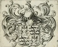 An illustration from Funerale della signora Sitti Maani Gioerida della Valle. Celebrato in Roma l'anno 1627 (1627)
