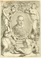 An illustration from Funerale dell'eminentissimo e reverendiss.mo prencipe il sig.r cardinale Giovanni Badoaro, vescovo di Brescia, morto li 17. maggio dell'anno corrente 1714 : celebrato da tutti gli ordini della città in segno di universale ossequiosissimo affetto alla Sua Santa memoria, il dì 14. agosto dell'anno medesimo (1714)