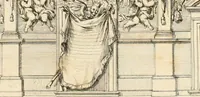 An illustration from Funeral hecho en Roma en la yglesia de Santiago delos españoles à 18 de diciembre de 1665 : a la gloriosa memoria del rei catolico delas Españas nuesro señor D. Felipe quarto el grande en nombre de la nacion española (1666)