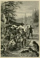 An illustration from The fur country; or, Seventy degrees north latitude; (1874)