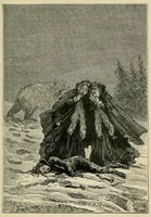 An illustration from The fur country; or, Seventy degrees north latitude; (1874)