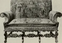 An illustration from Furnishing the home of good taste : a brief sketch of the period styles in interior decoration with suggestions as to their employment in the homes of today (1912)