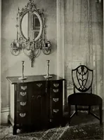An illustration from Furnishing the home of good taste : a brief sketch of the period styles in interior decoration with suggestions as to their employment in the homes of today (1912)