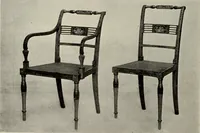 An illustration from Furnishing the home of good taste : a brief sketch of the period styles in interior decoration with suggestions as to their employment in the homes of today (1912)