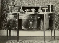 An illustration from Furnishing the home of good taste : a brief sketch of the period styles in interior decoration with suggestions as to their employment in the homes of today (1912)