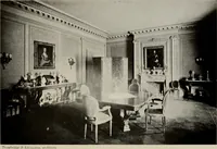 An illustration from Furnishing the home of good taste : a brief sketch of the period styles in interior decoration with suggestions as to their employment in the homes of today (1912)