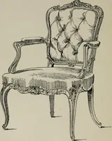 An illustration from Furniture designing and draughting, notes on the elementary forms, methods of construction and dimensions of common articles of furniture (1907)