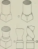An illustration from Furniture designing and draughting, notes on the elementary forms, methods of construction and dimensions of common articles of furniture (1907)