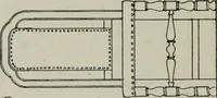 An illustration from Furniture designing and draughting, notes on the elementary forms, methods of construction and dimensions of common articles of furniture (1907)