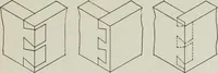 An illustration from Furniture designing and draughting, notes on the elementary forms, methods of construction and dimensions of common articles of furniture (1907)