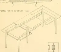 An illustration from Furniture designing and draughting; (1900)