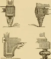 An illustration from Furniture designing and draughting, notes on the elementary forms, methods of construction and dimensions of common articles of furniture (1914)