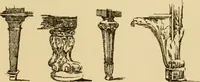An illustration from Furniture designing and draughting, notes on the elementary forms, methods of construction and dimensions of common articles of furniture (1914)