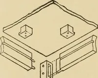 An illustration from Furniture designing and draughting, notes on the elementary forms, methods of construction and dimensions of common articles of furniture (1914)