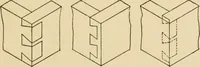 An illustration from Furniture designing and draughting, notes on the elementary forms, methods of construction and dimensions of common articles of furniture (1914)