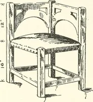 An illustration from Furniture for the craftsman; a manual for the student and machanic (1914)