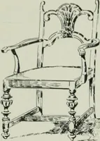 An illustration from Furniture for to-day and to-morrow, with details, scale drawings, and pen and ink sketches (1900)