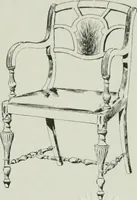 An illustration from Furniture for to-day and to-morrow, with details, scale drawings, and pen and ink sketches (1900)