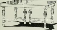 An illustration from Furniture for to-day and to-morrow, with details, scale drawings, and pen and ink sketches (1900)