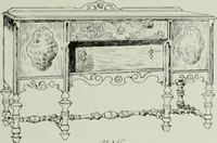 An illustration from Furniture for to-day and to-morrow, with details, scale drawings, and pen and ink sketches (1900)
