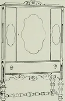 An illustration from Furniture for to-day and to-morrow, with details, scale drawings, and pen and ink sketches (1900)