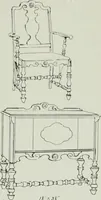 An illustration from Furniture for to-day and to-morrow, with details, scale drawings, and pen and ink sketches (1900)