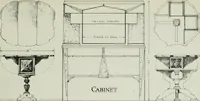 An illustration from Furniture for to-day and to-morrow, with details, scale drawings, and pen and ink sketches (1900)