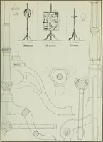 An illustration from Furniture for to-day and to-morrow, with details, scale drawings, and pen and ink sketches (1900)