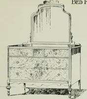An illustration from Furniture for to-day and to-morrow, with details, scale drawings, and pen and ink sketches (1900)