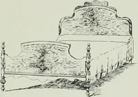 An illustration from Furniture for to-day and to-morrow, with details, scale drawings, and pen and ink sketches (1900)