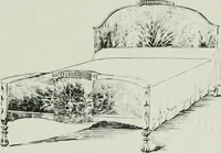 An illustration from Furniture for to-day and to-morrow, with details, scale drawings, and pen and ink sketches (1900)