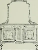 An illustration from Furniture for to-day and to-morrow, with details, scale drawings, and pen and ink sketches (1900)