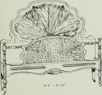 An illustration from Furniture for to-day and to-morrow, with details, scale drawings, and pen and ink sketches (1900)