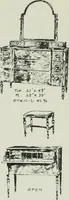 An illustration from Furniture for to-day and to-morrow, with details, scale drawings, and pen and ink sketches (1900)
