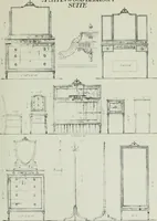 An illustration from Furniture for to-day and to-morrow, with details, scale drawings, and pen and ink sketches (1900)