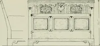 An illustration from Furniture for to-day and to-morrow, with details, scale drawings, and pen and ink sketches (1900)