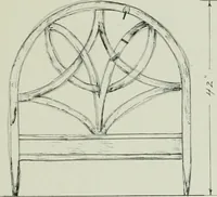An illustration from Furniture for to-day and to-morrow, with details, scale drawings, and pen and ink sketches (1900)