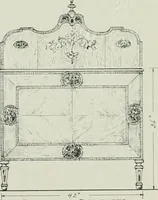 An illustration from Furniture for to-day and to-morrow, with details, scale drawings, and pen and ink sketches (1900)