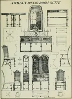 An illustration from Furniture for to-day and to-morrow, with details, scale drawings, and pen and ink sketches (1900)