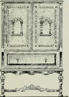 An illustration from Furniture for to-day and to-morrow, with details, scale drawings, and pen and ink sketches (1900)