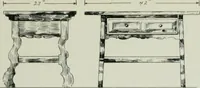 An illustration from Furniture for to-day and to-morrow, with details, scale drawings, and pen and ink sketches (1900)