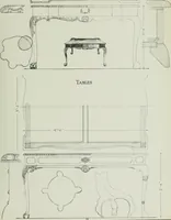 An illustration from Furniture for to-day and to-morrow, with details, scale drawings, and pen and ink sketches (1900)