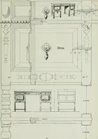 An illustration from Furniture for to-day and to-morrow, with details, scale drawings, and pen and ink sketches (1900)