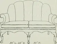 An illustration from Furniture for to-day and to-morrow, with details, scale drawings, and pen and ink sketches (1900)