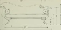 An illustration from Furniture for to-day and to-morrow, with details, scale drawings, and pen and ink sketches (1900)