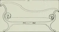 An illustration from Furniture for to-day and to-morrow, with details, scale drawings, and pen and ink sketches (1900)
